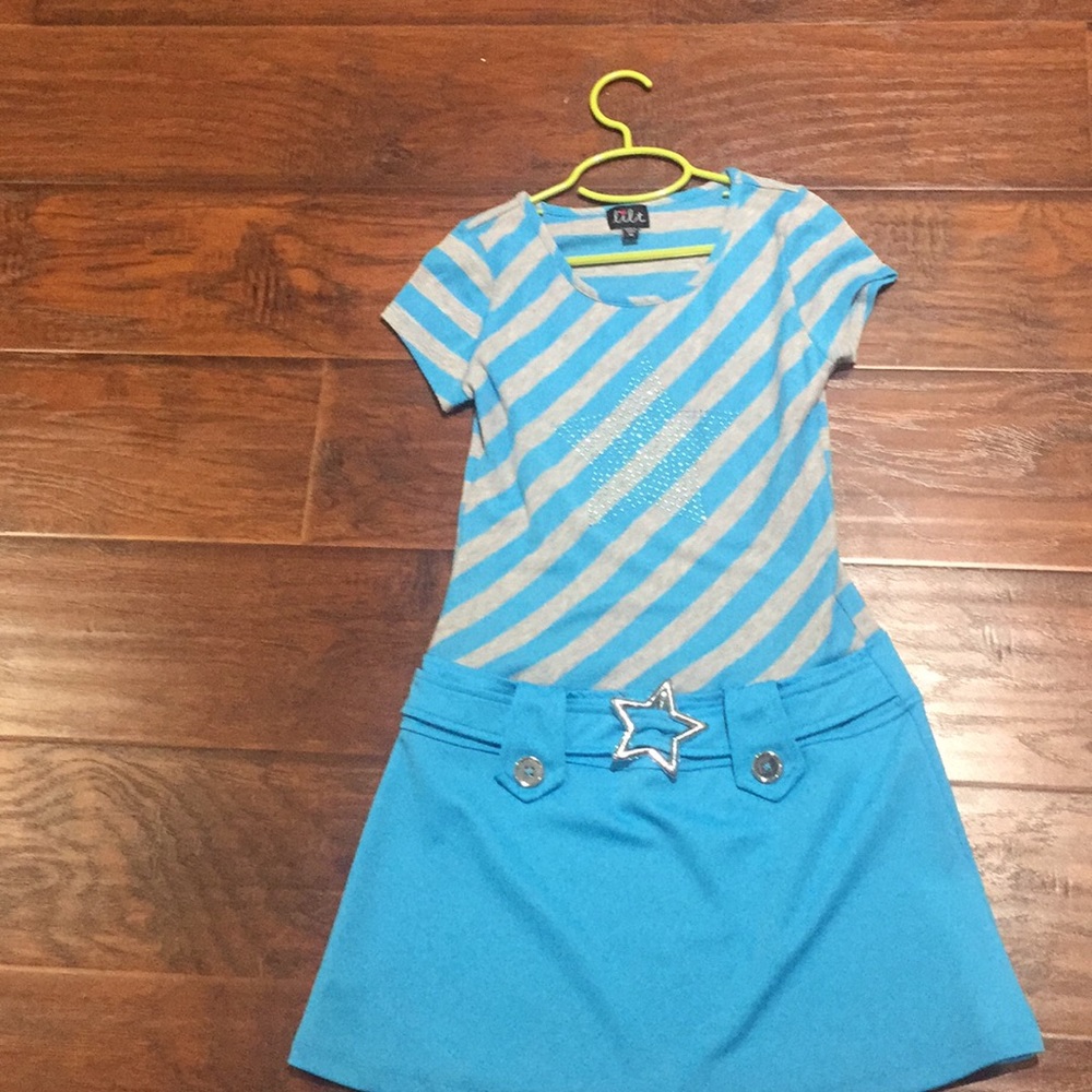 Blue summer dress